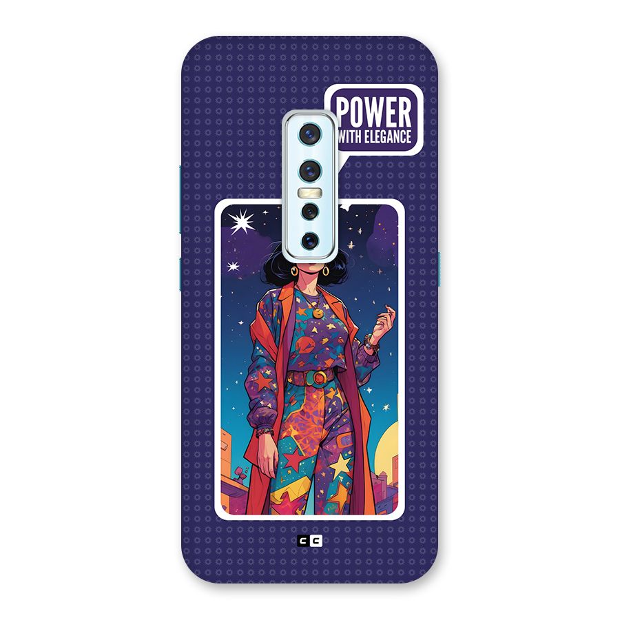 Power With Elegance Back Case for Vivo V17 Pro