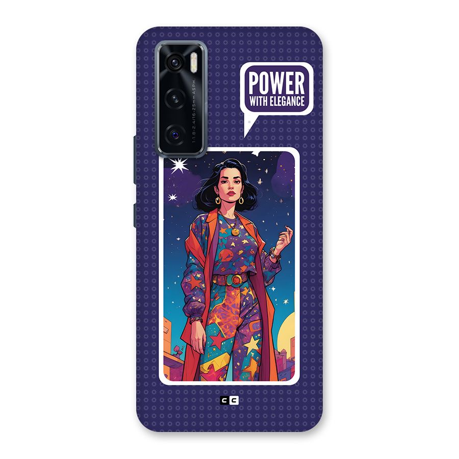 Power With Elegance Back Case for Vivo V20 SE