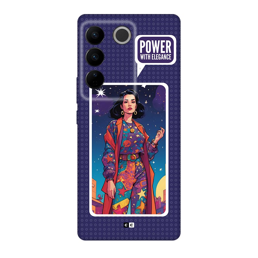 Power With Elegance Back Case for Vivo V27