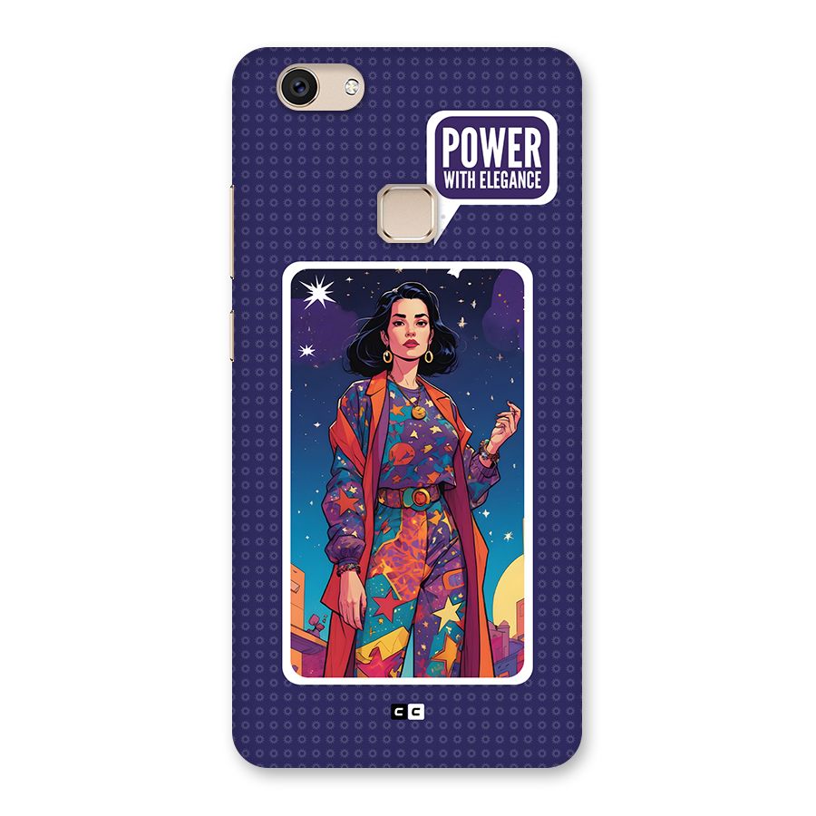 Power With Elegance Back Case for Vivo V7