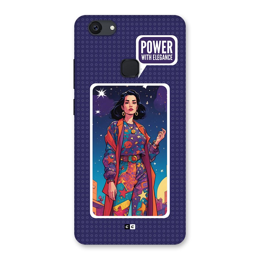 Power With Elegance Back Case for Vivo V7 Plus