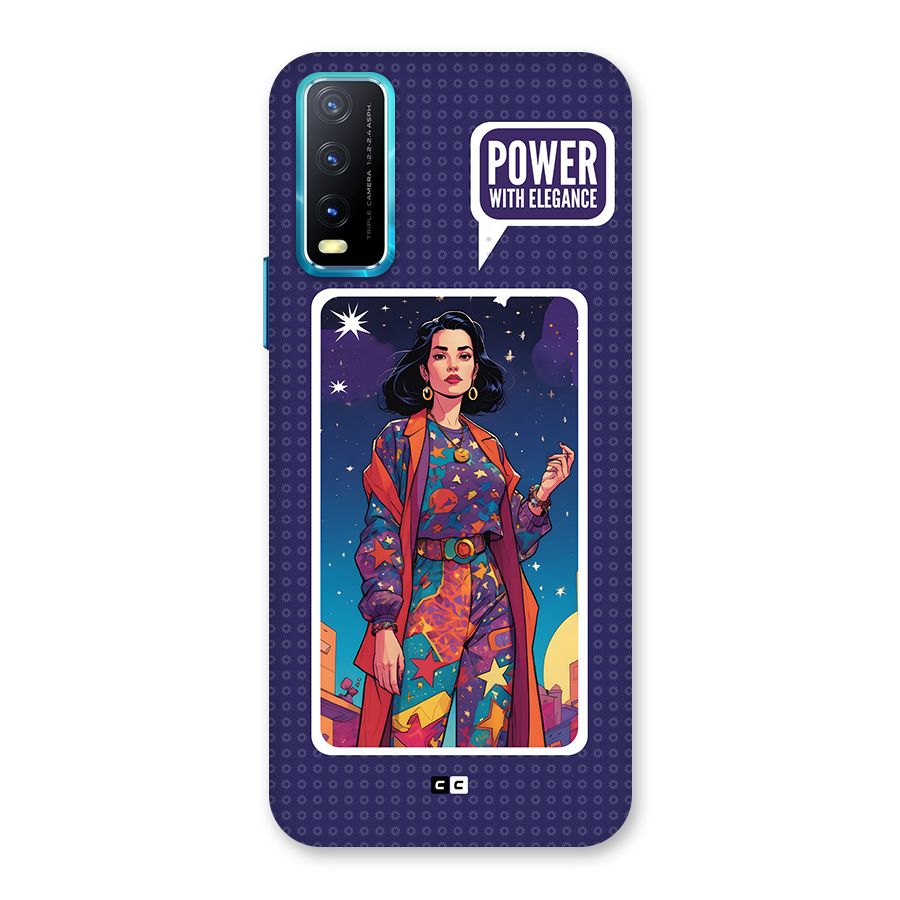 Power With Elegance Back Case for Vivo Y20