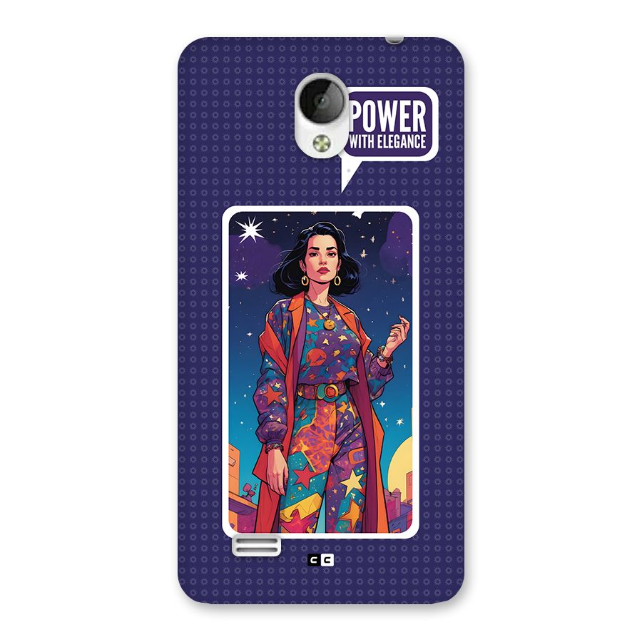 Power With Elegance Back Case for Vivo Y21