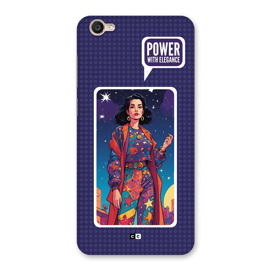 Power With Elegance Back Case for Vivo Y55s