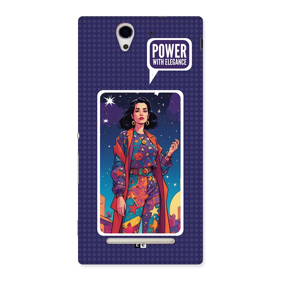 Power With Elegance Back Case for Xperia C3