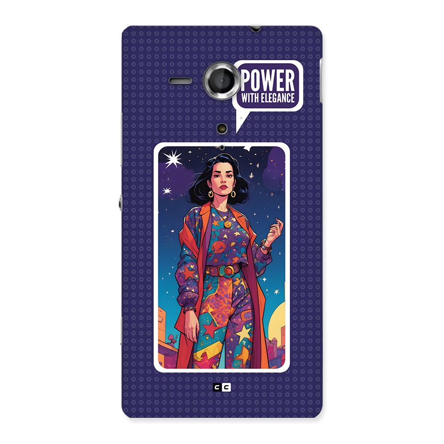 Power With Elegance Back Case for Xperia Sp