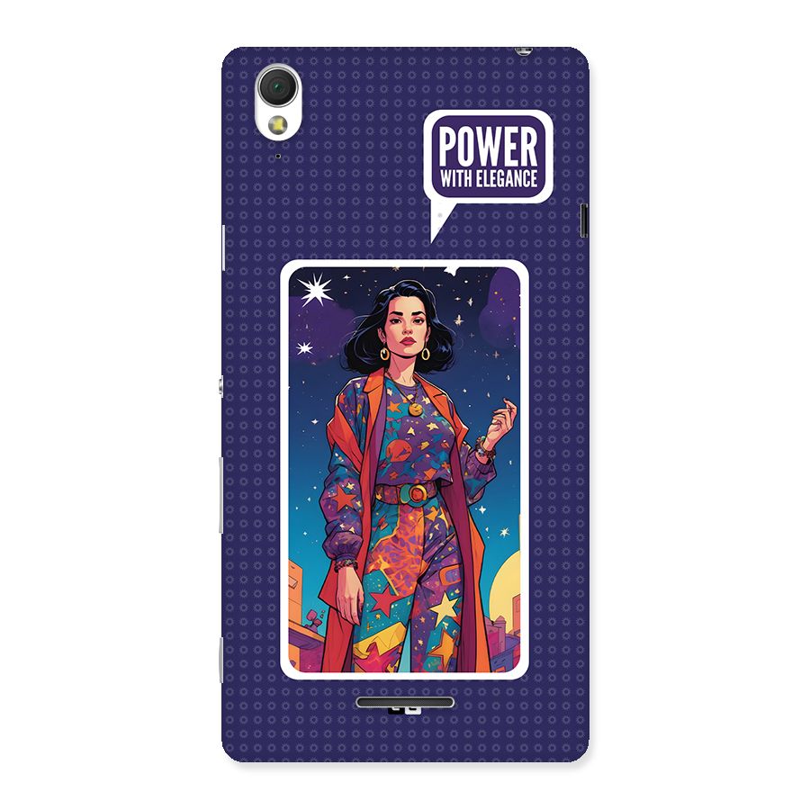 Power With Elegance Back Case for Xperia T3