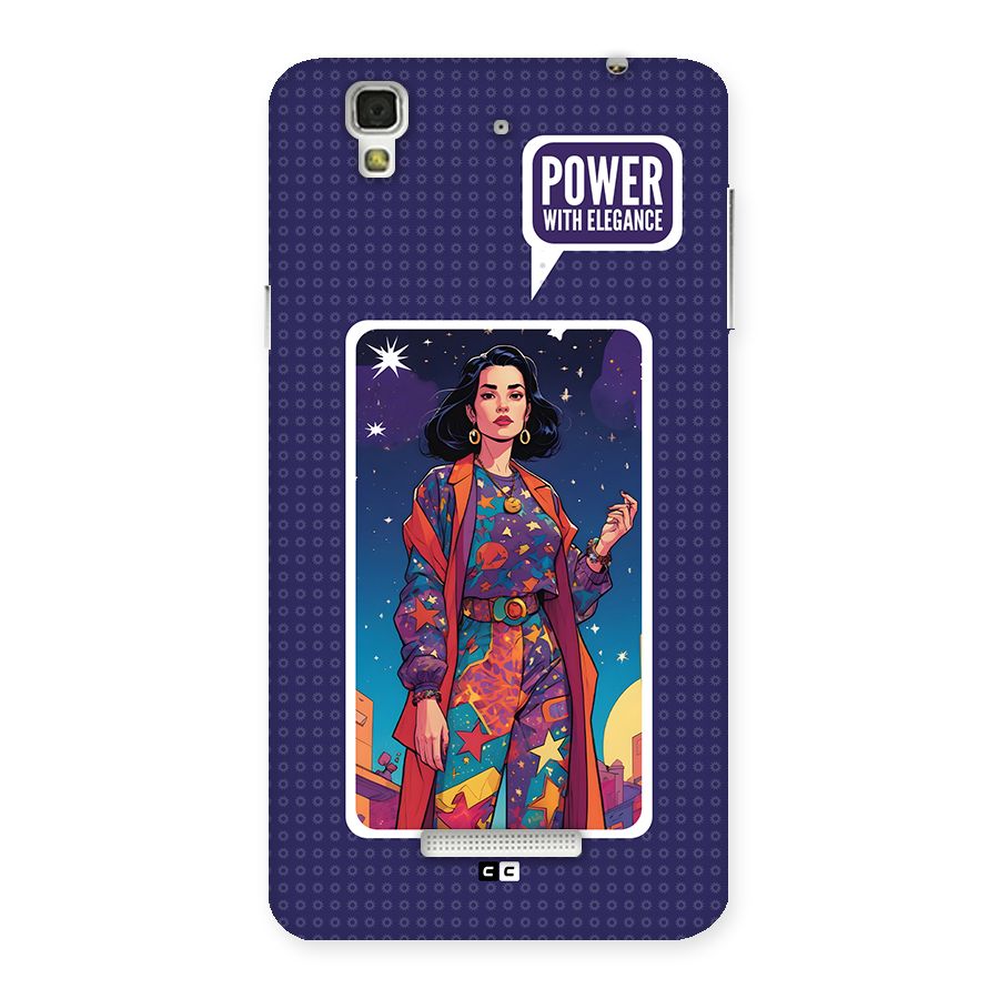 Power With Elegance Back Case for Yureka