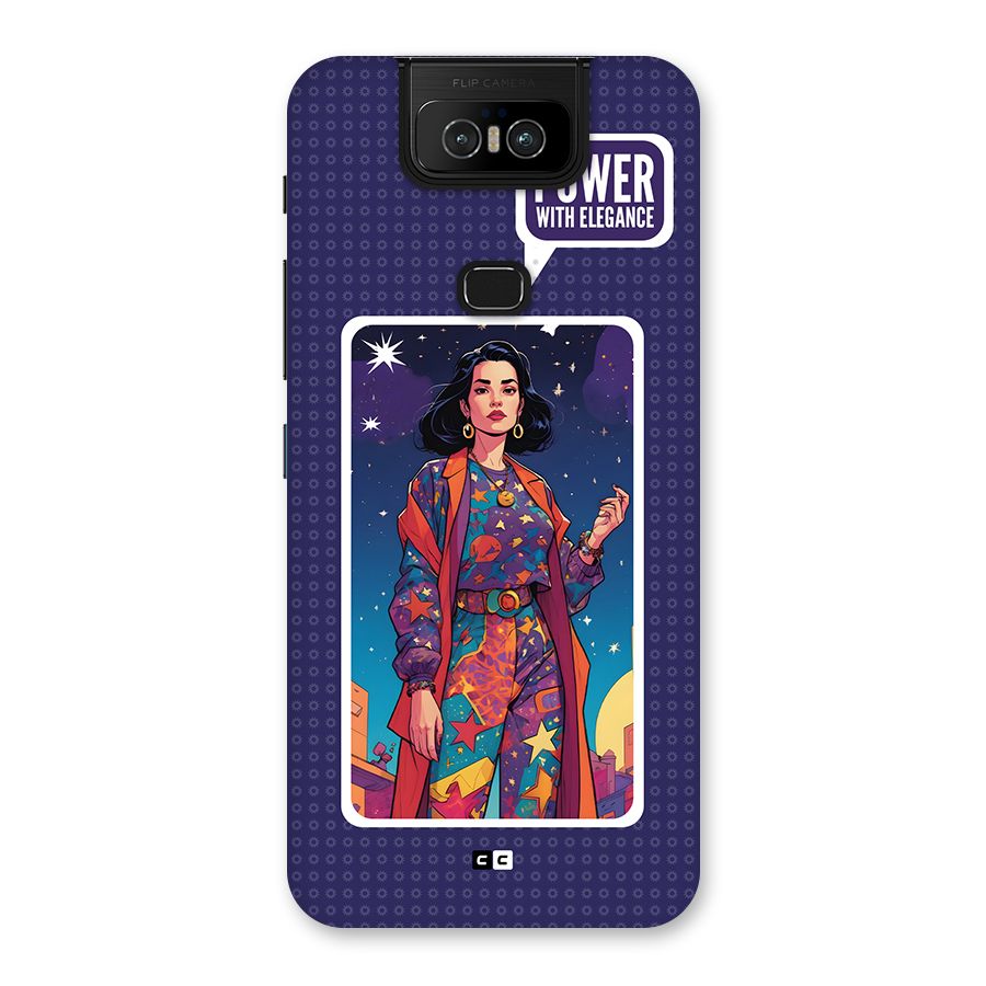 Power With Elegance Back Case for Zenfone 6z