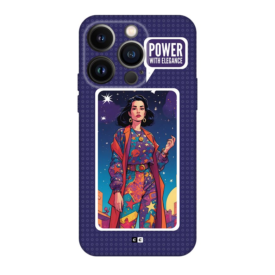 Power With Elegance Back Case for iPhone 14 Pro