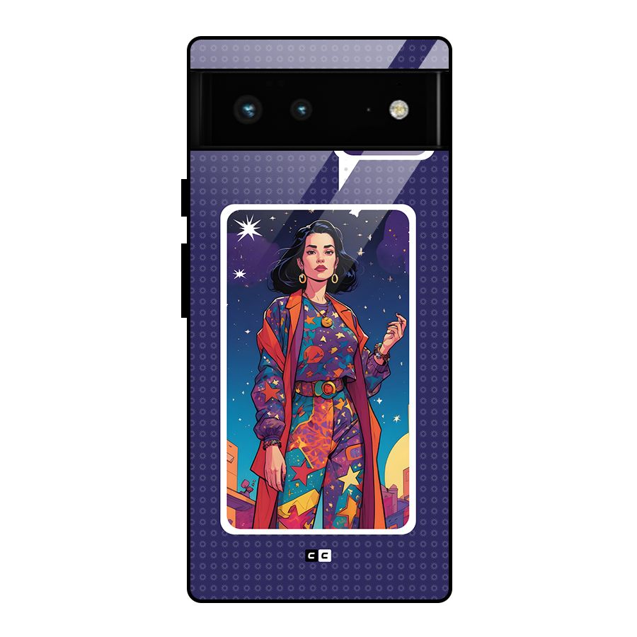 Power With Elegance Glass Back Case for Google Pixel 6
