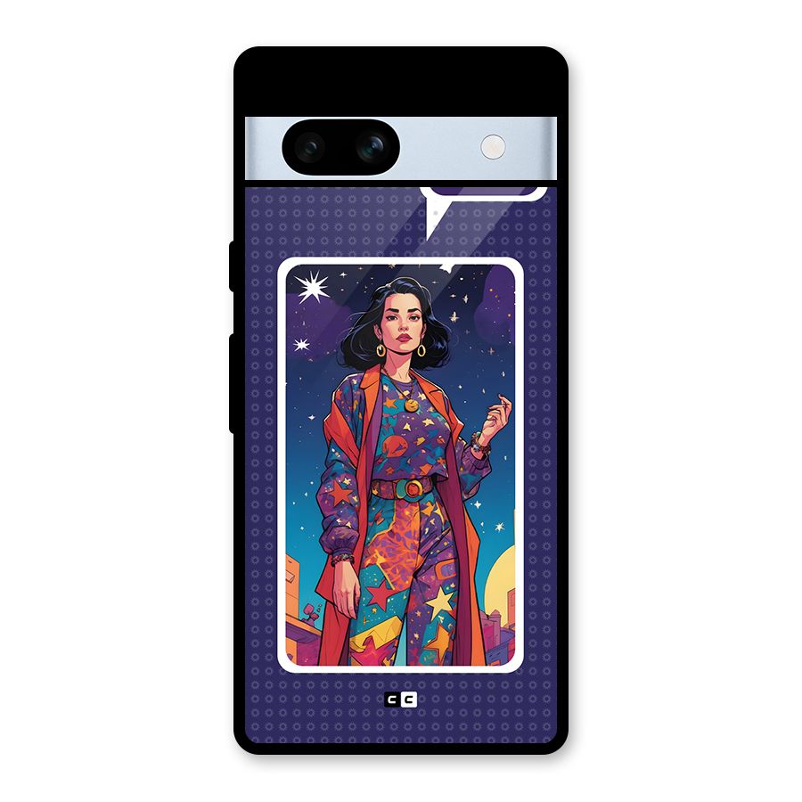 Power With Elegance Glass Back Case for Google Pixel 7a