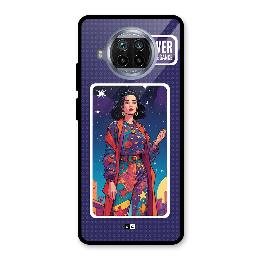 Power With Elegance Glass Back Case for Mi 10i