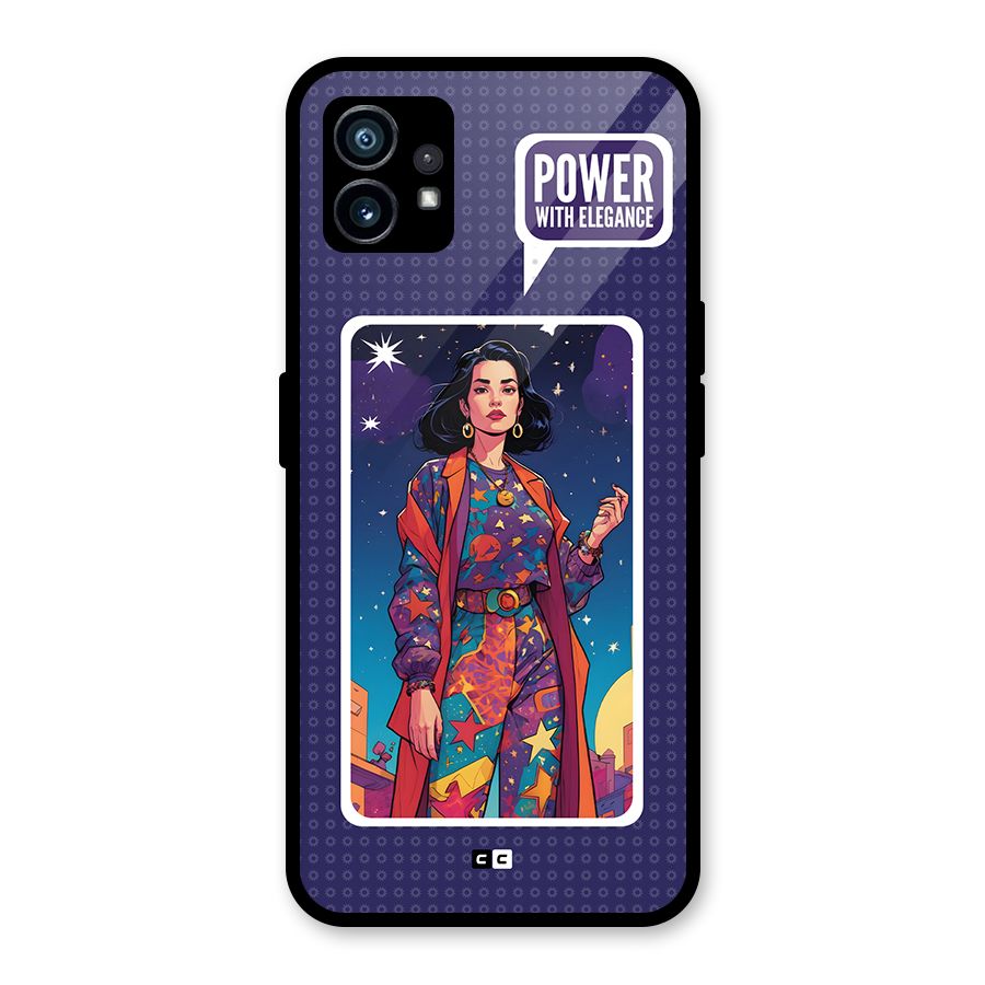 Power With Elegance Glass Back Case for Nothing Phone 1