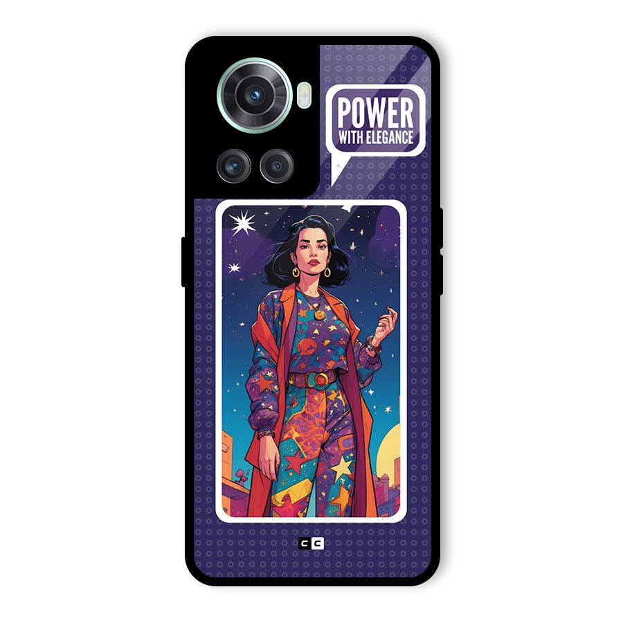 Power With Elegance Glass Back Case for OnePlus 10R