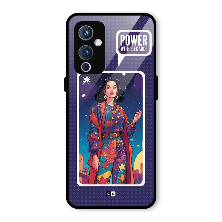 Power With Elegance Glass Back Case for OnePlus 9