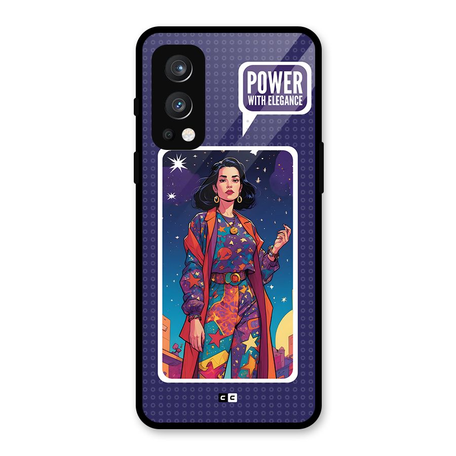 Power With Elegance Glass Back Case for OnePlus Nord 2 5G