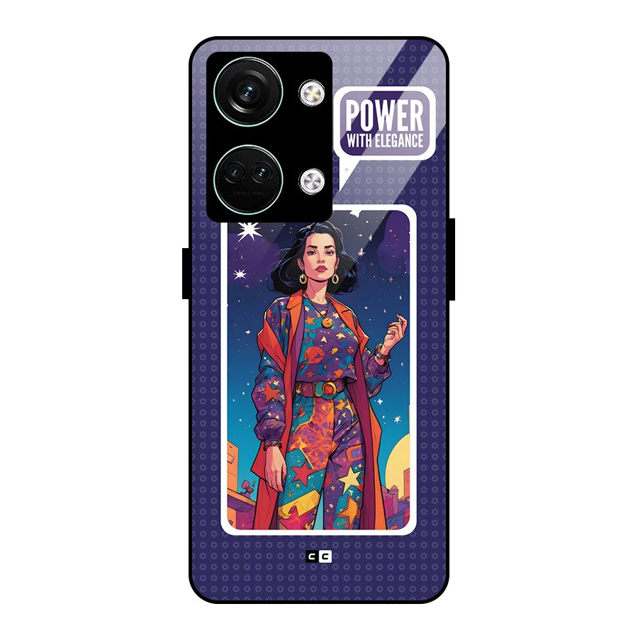 Power With Elegance Glass Back Case for Oneplus Nord 3