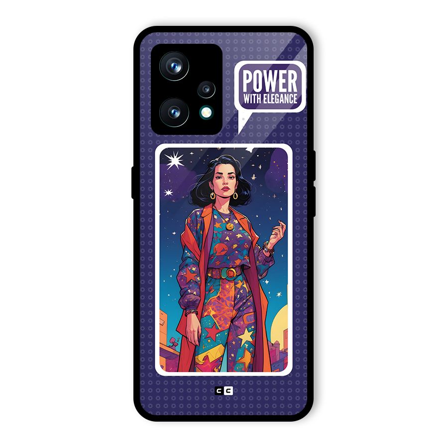 Power With Elegance Glass Back Case for Realme Narzo 50 Pro