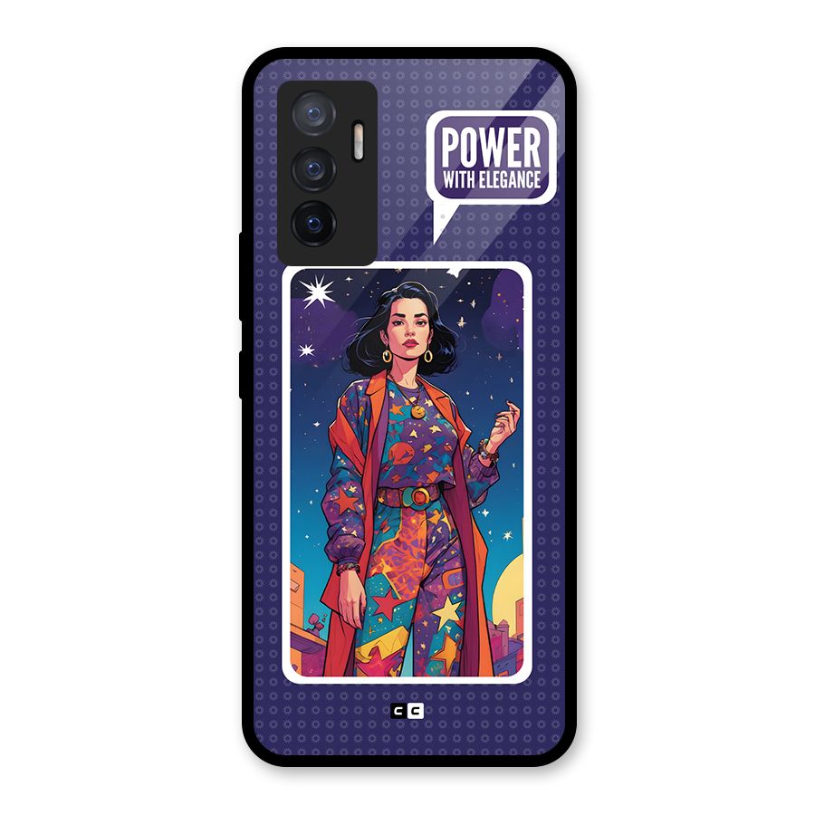 Power With Elegance Glass Back Case for Vivo V23e
