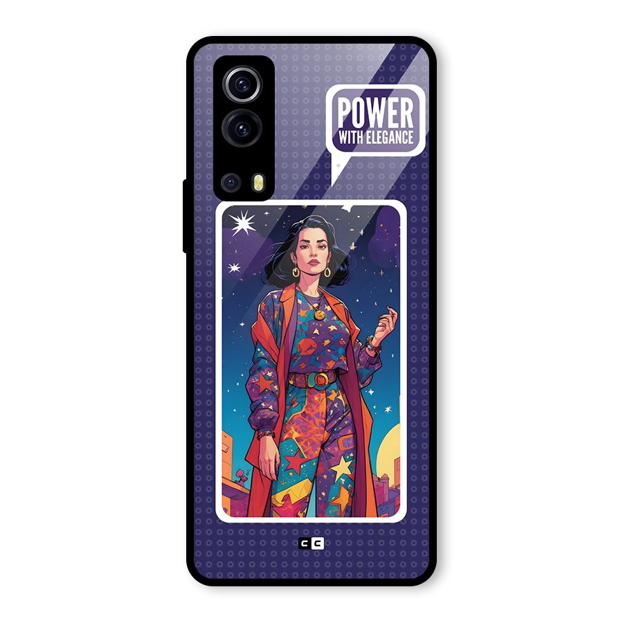 Power With Elegance Glass Back Case for Vivo iQOO Z3