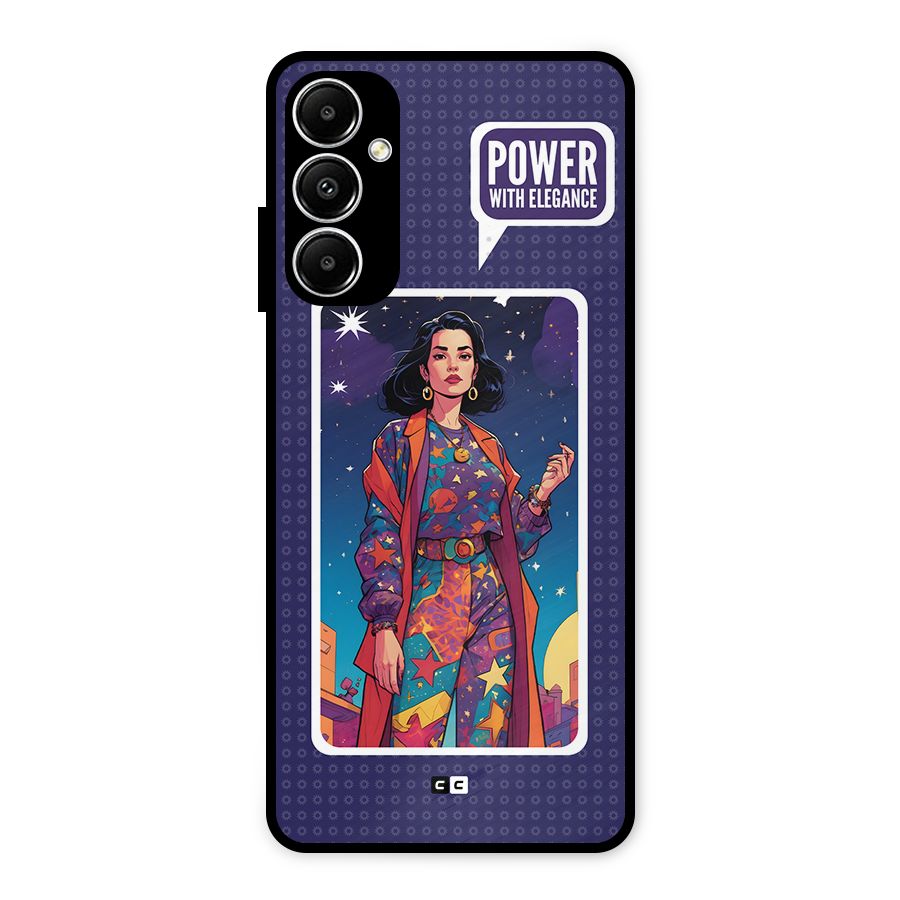 Power With Elegance Metal Back Case for Galaxy A05s