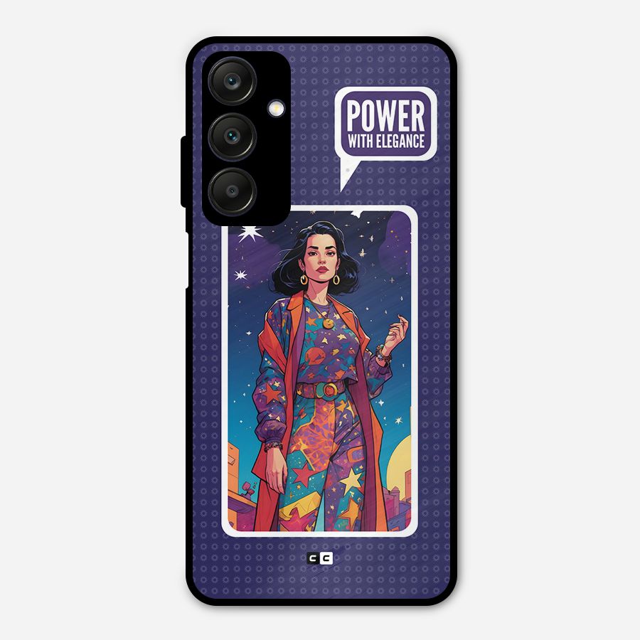 Power With Elegance Metal Back Case for Galaxy A25 5G