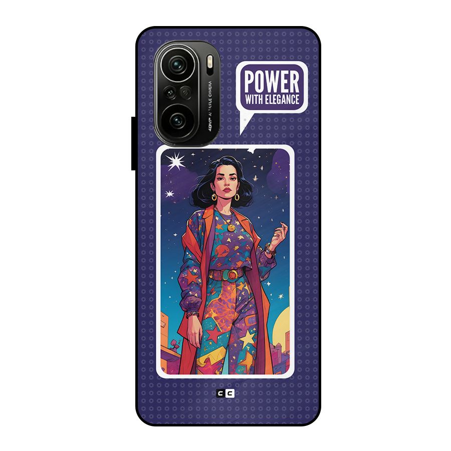 Power With Elegance Metal Back Case for Mi 11x
