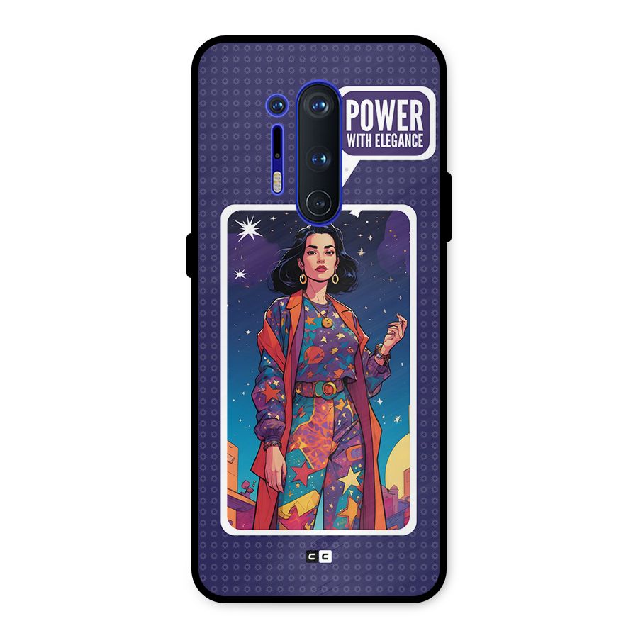Power With Elegance Metal Back Case for OnePlus 8 Pro