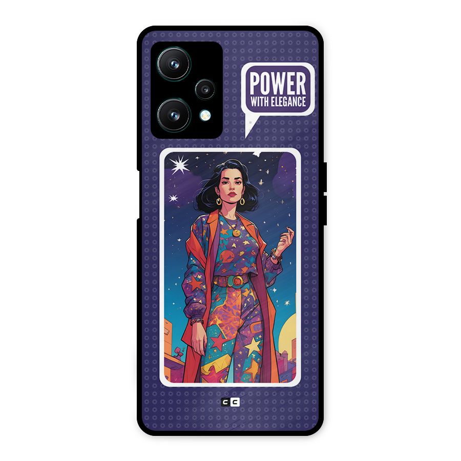 Power With Elegance Metal Back Case for Realme 9 Pro 5G