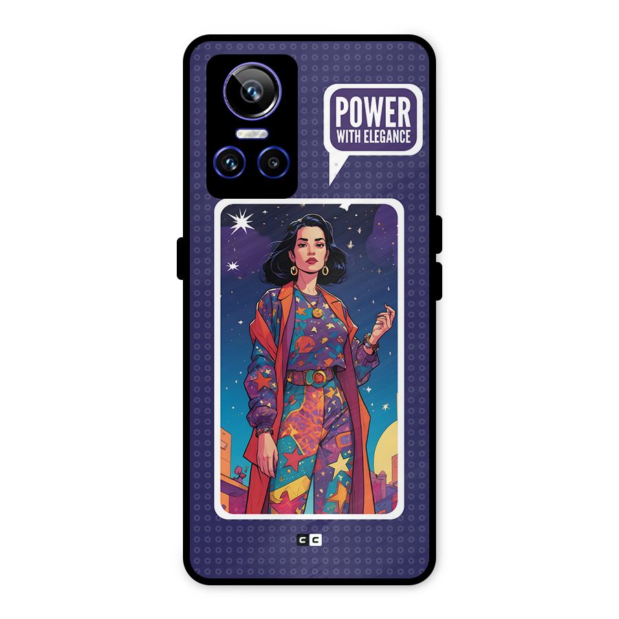 Power With Elegance Metal Back Case for Realme GT Neo 3