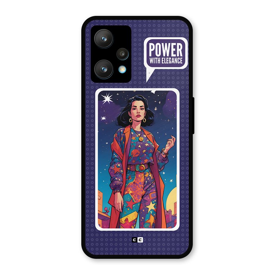 Power With Elegance Metal Back Case for Realme Narzo 50 Pro