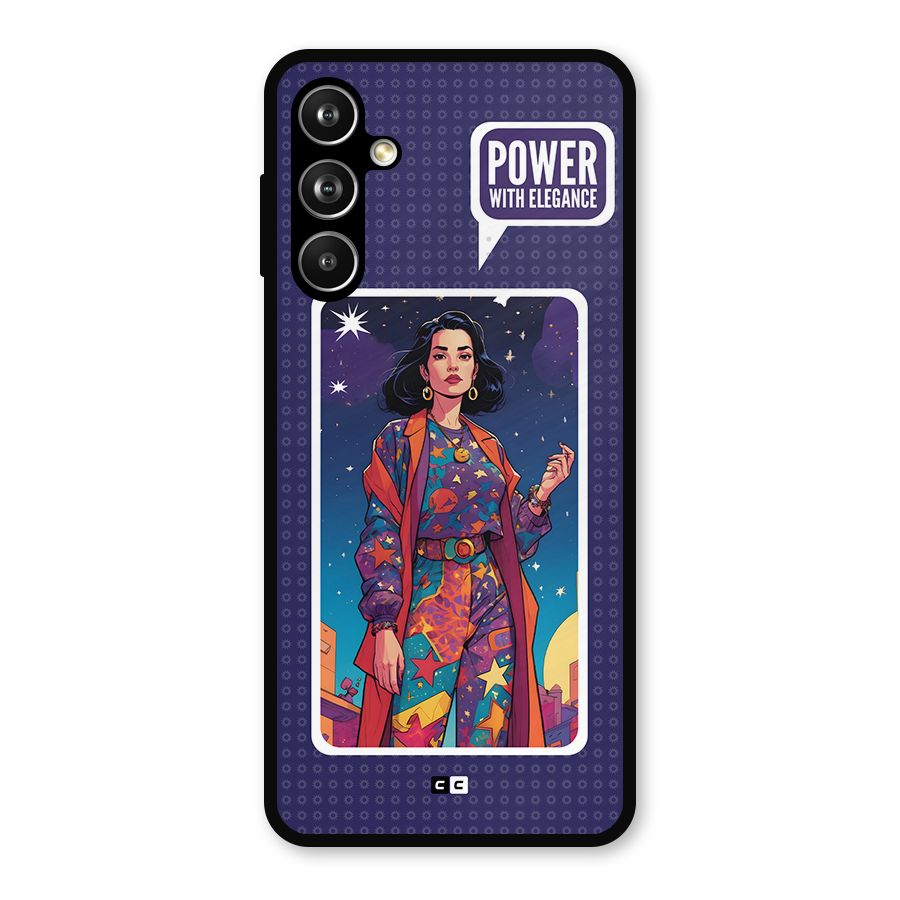 Power With Elegance Metal Back Case for Samsung Galaxy M54