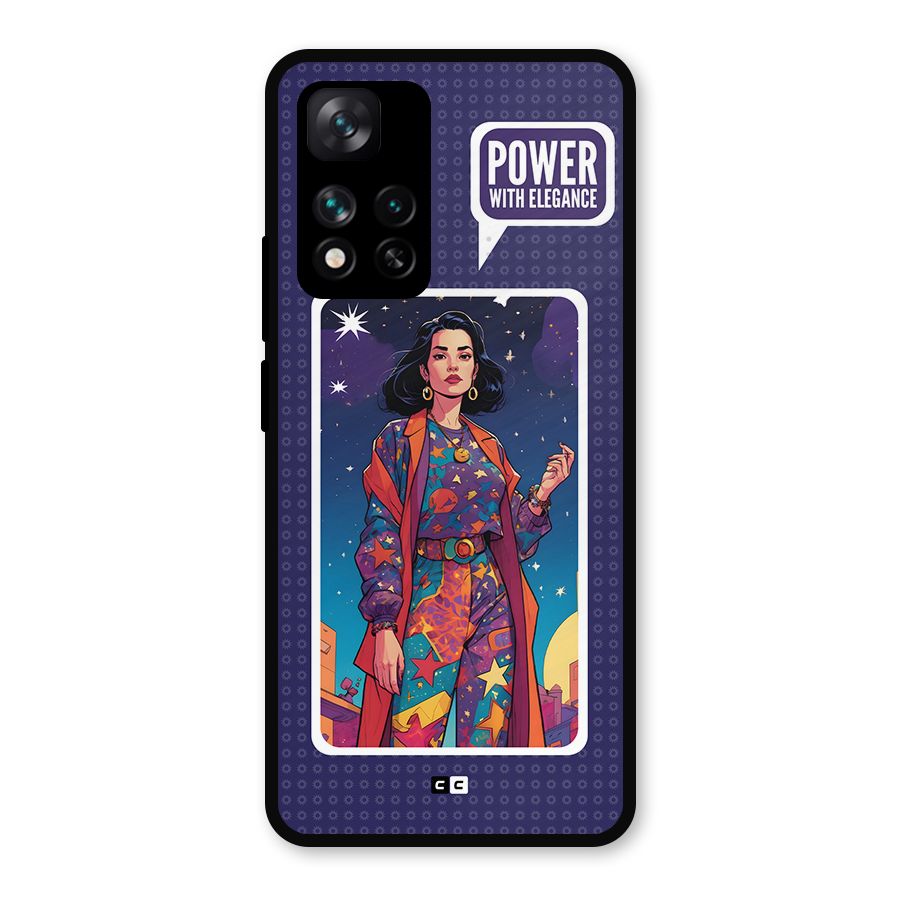 Power With Elegance Metal Back Case for Xiaomi 11i 5G