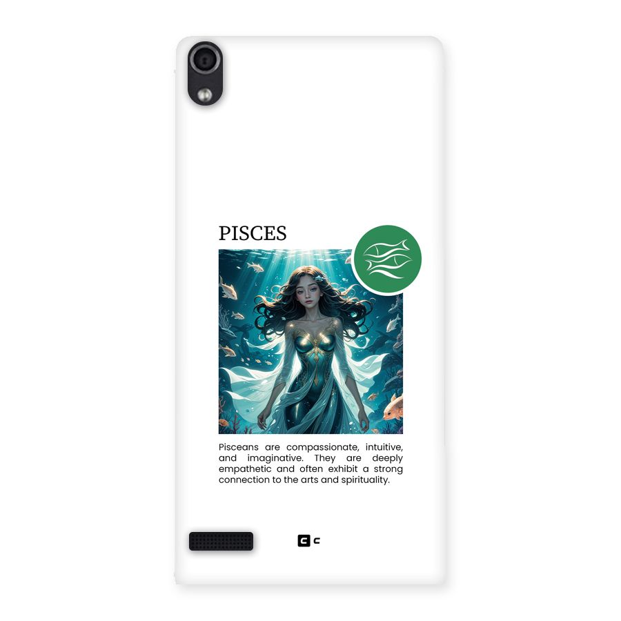 Precious Pisces Back Case for Ascend P6