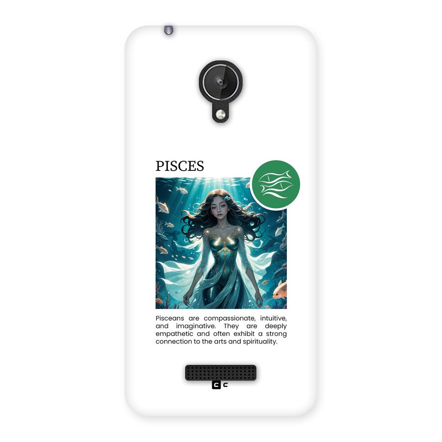 Precious Pisces Back Case for Canvas Spark Q380