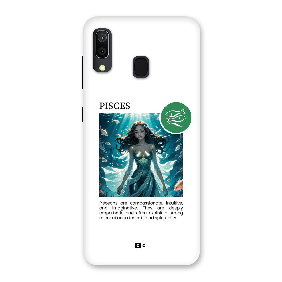 Precious Pisces Back Case for Galaxy A20