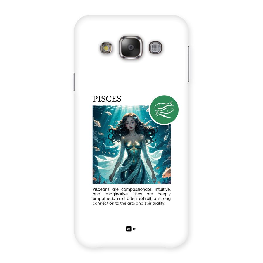 Precious Pisces Back Case for Galaxy E7