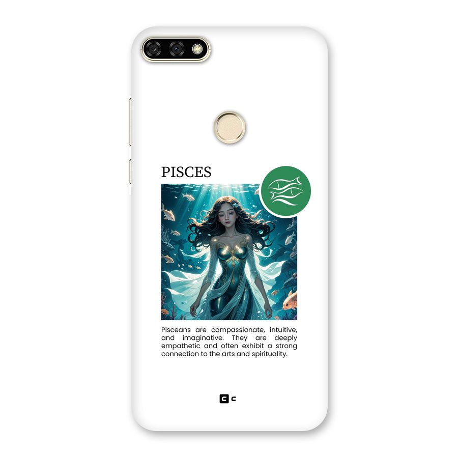 Precious Pisces Back Case for Honor 7A