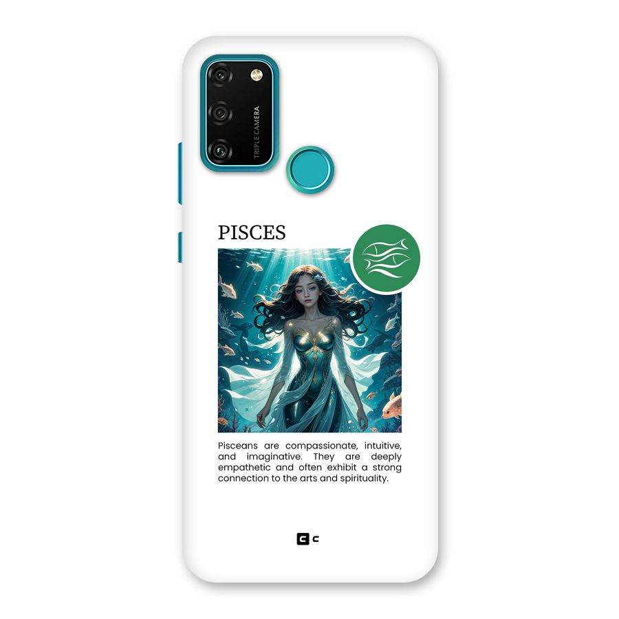 Precious Pisces Back Case for Honor 9A