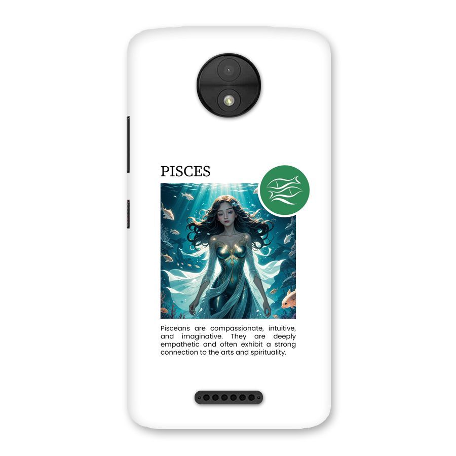 Precious Pisces Back Case for Moto C