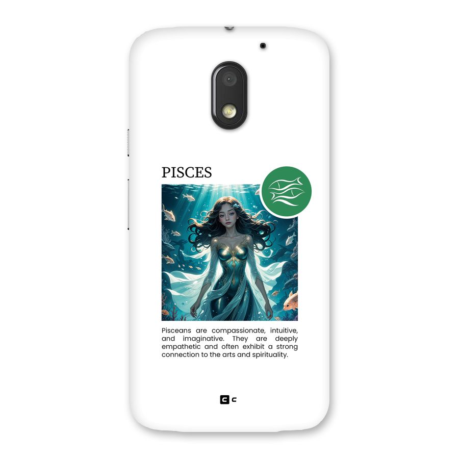 Precious Pisces Back Case for Moto E3 Power