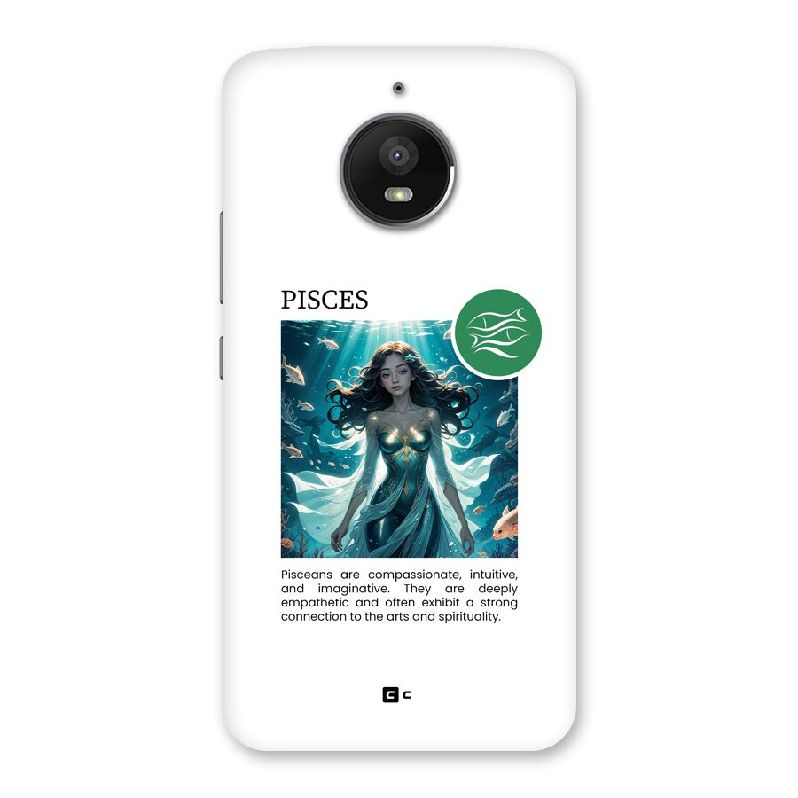 Precious Pisces Back Case for Moto E4 Plus