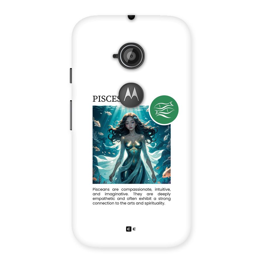 Precious Pisces Back Case for Moto E 2nd Gen