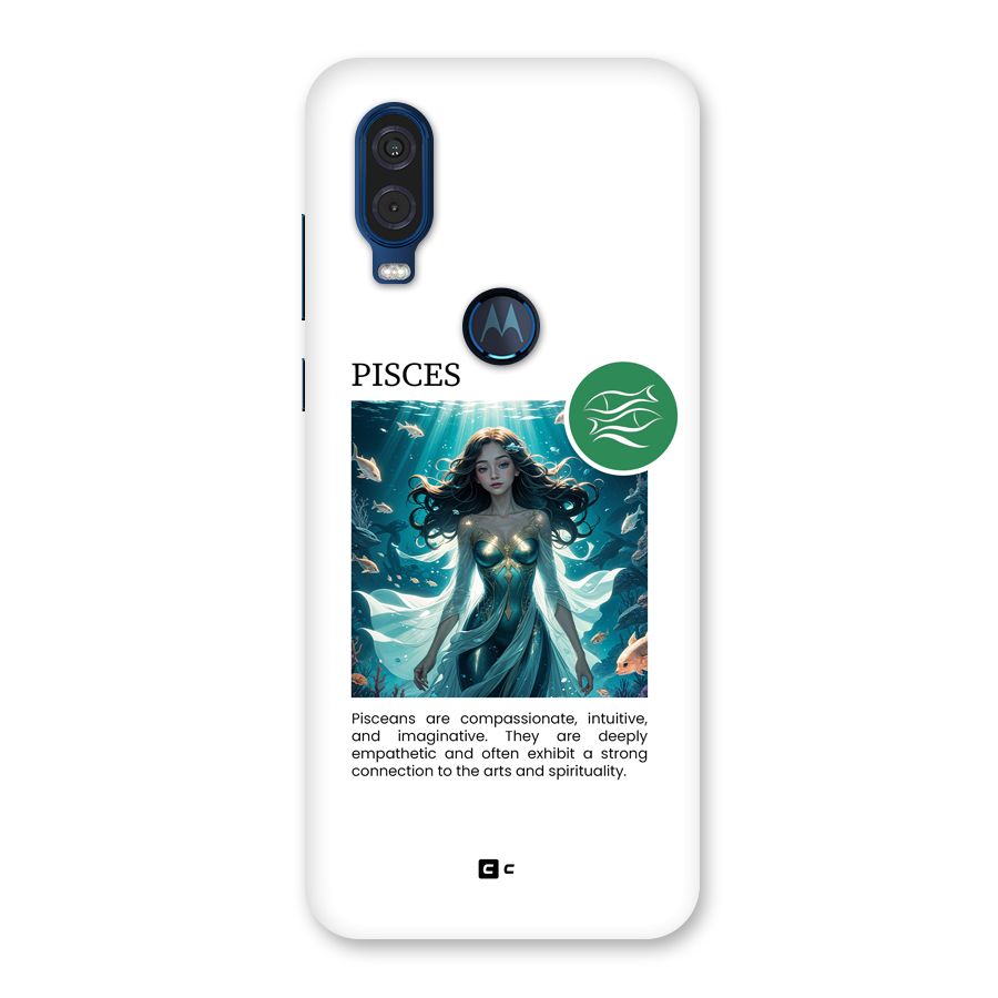 Precious Pisces Back Case for Motorola One Vision