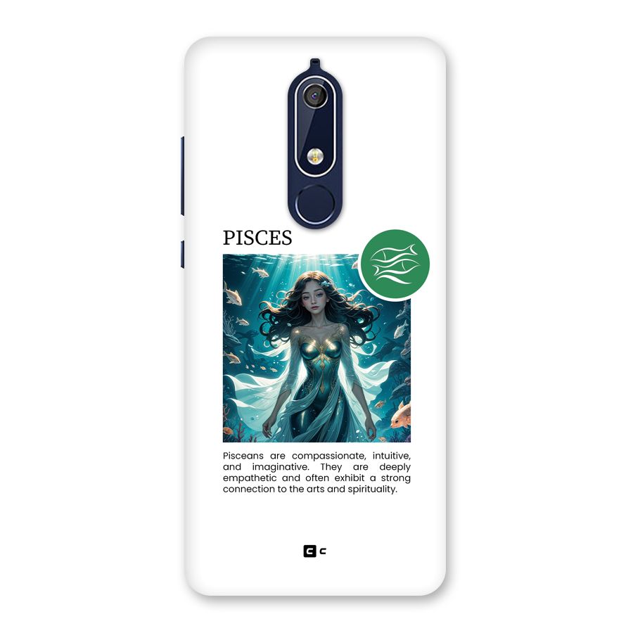 Precious Pisces Back Case for Nokia 5.1