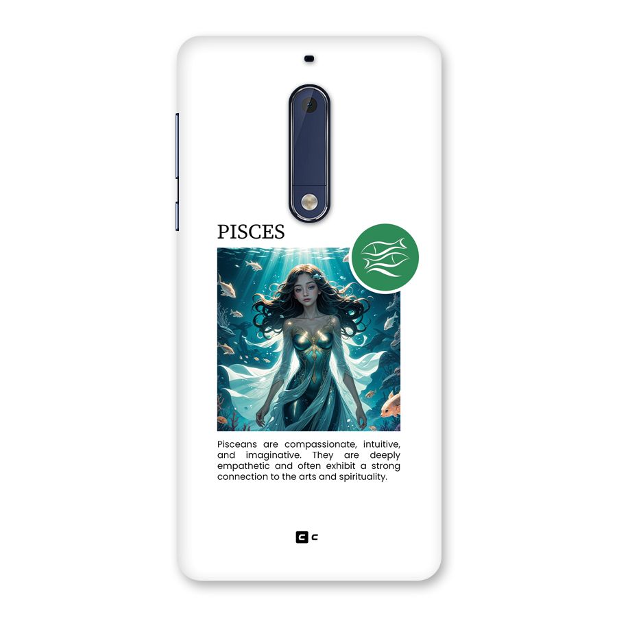 Precious Pisces Back Case for Nokia 5