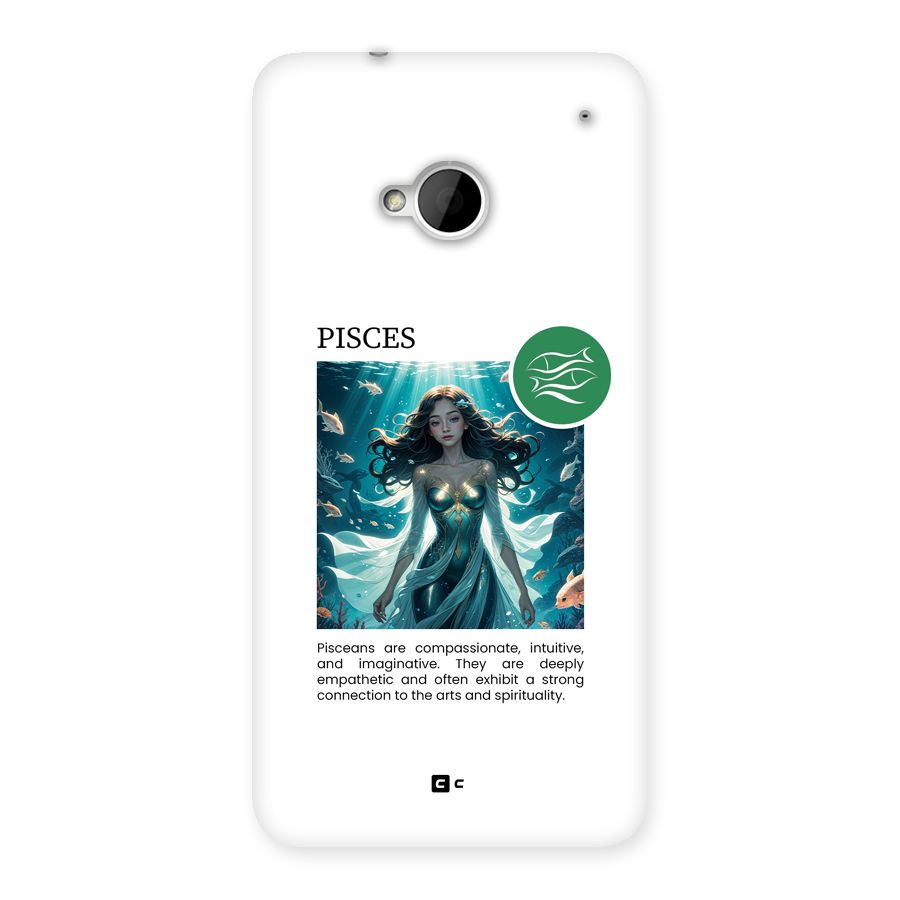 Precious Pisces Back Case for One M7 (Single Sim)