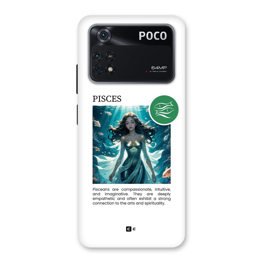 Precious Pisces Back Case for Poco M4 Pro 4G