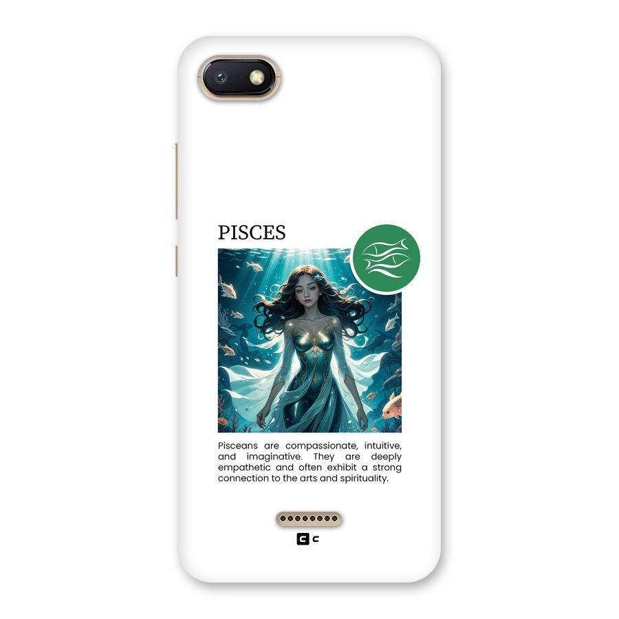 Precious Pisces Back Case for Redmi 6A